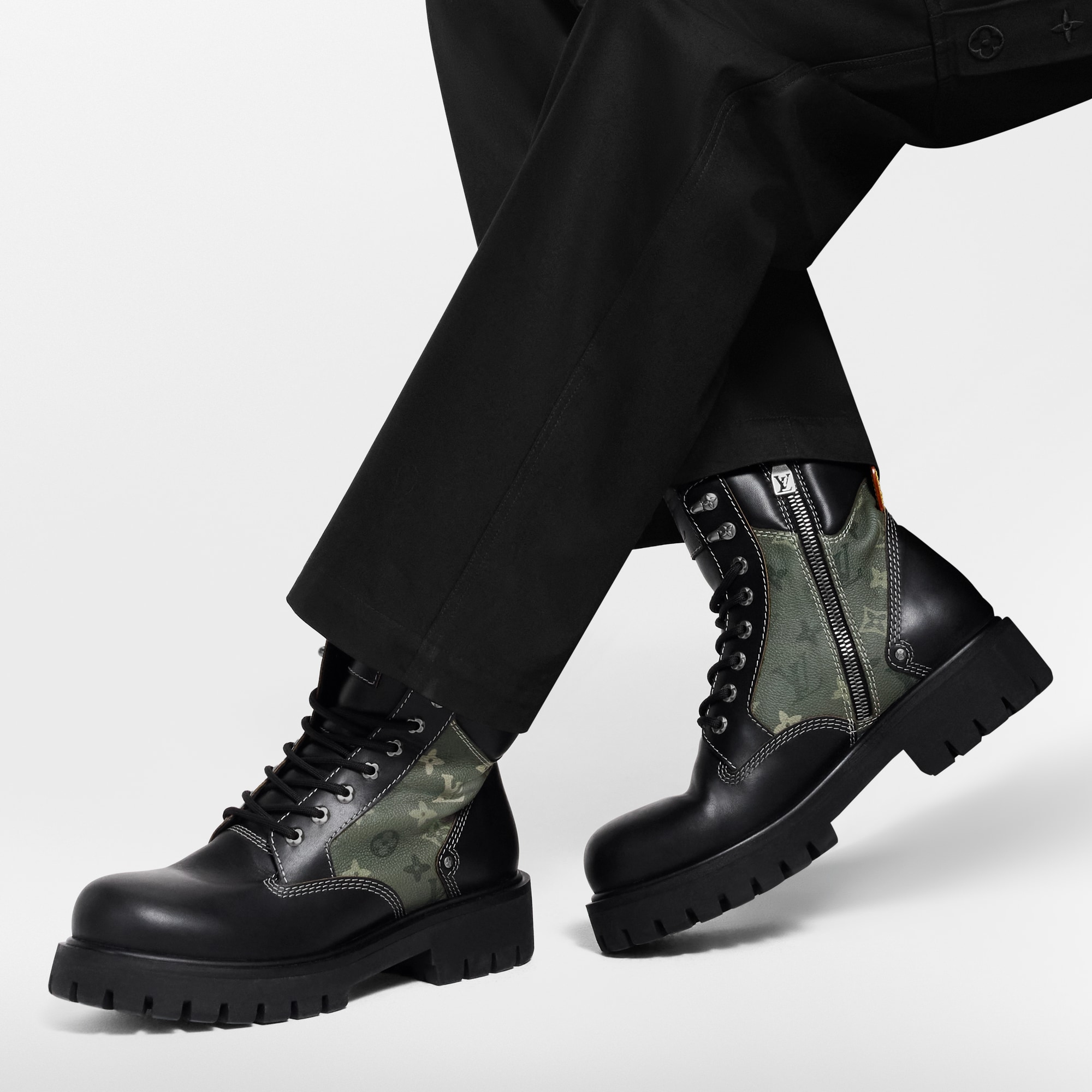 LV Remix Combat Boots - Luxury Green | LOUIS VUITTON